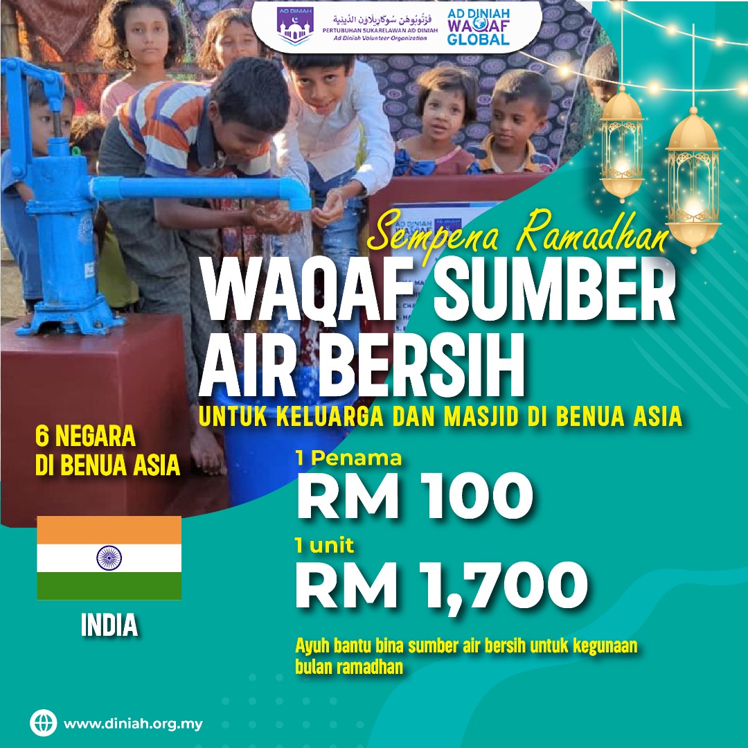 Read more about the article Waqaf Sumber Air Bersih India | 2024
