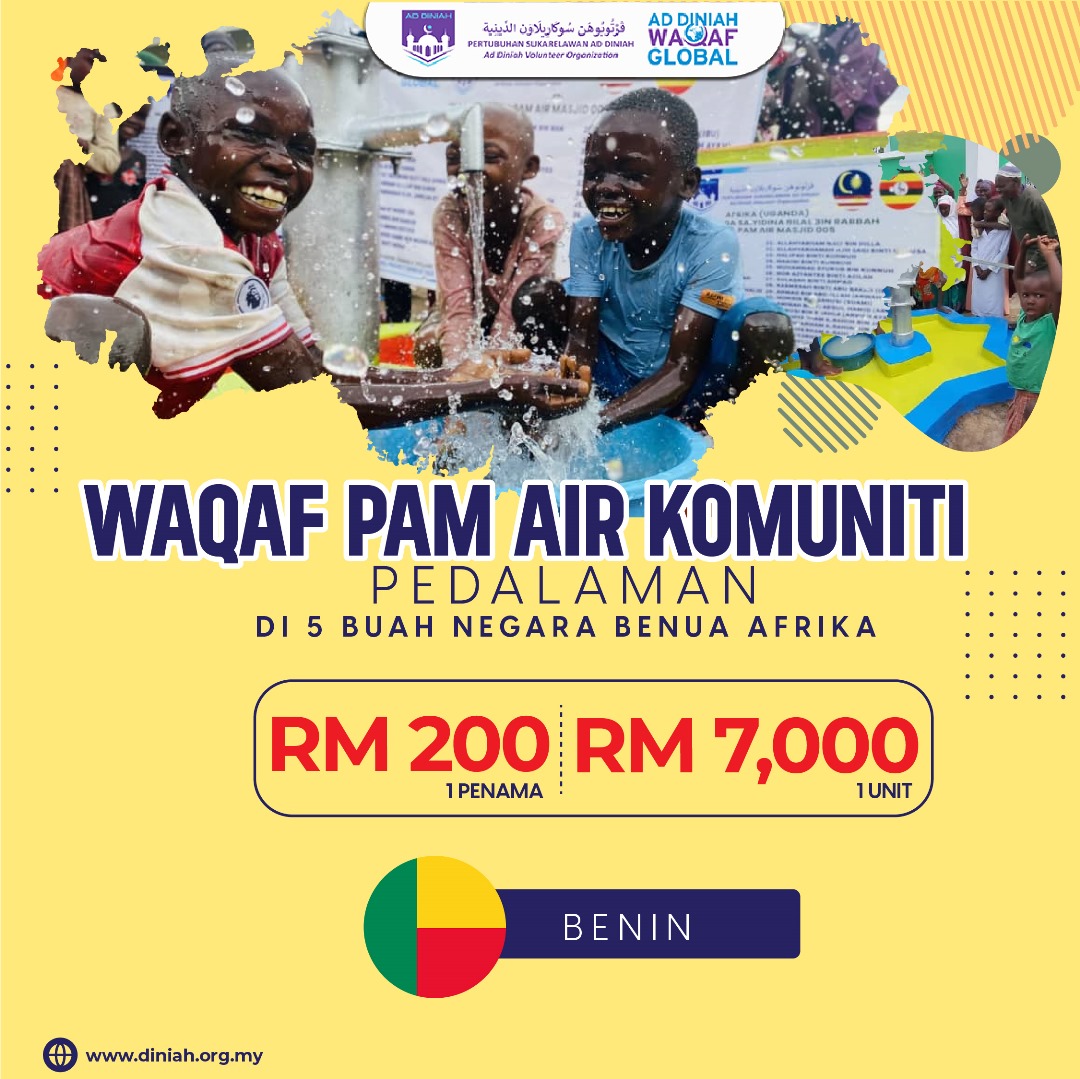Read more about the article Waqaf Pam Air Komuniti Benin | 2024